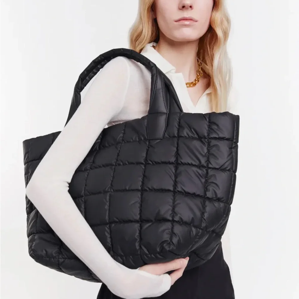 VEE Collective Black Medium Porter Tote Bag